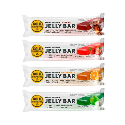 Jelly Bar GoldNutrition® – Energi i geléform för uthållighet (15 x 30 g) - TRÄNING & PERFORMANCE BUTIKEN