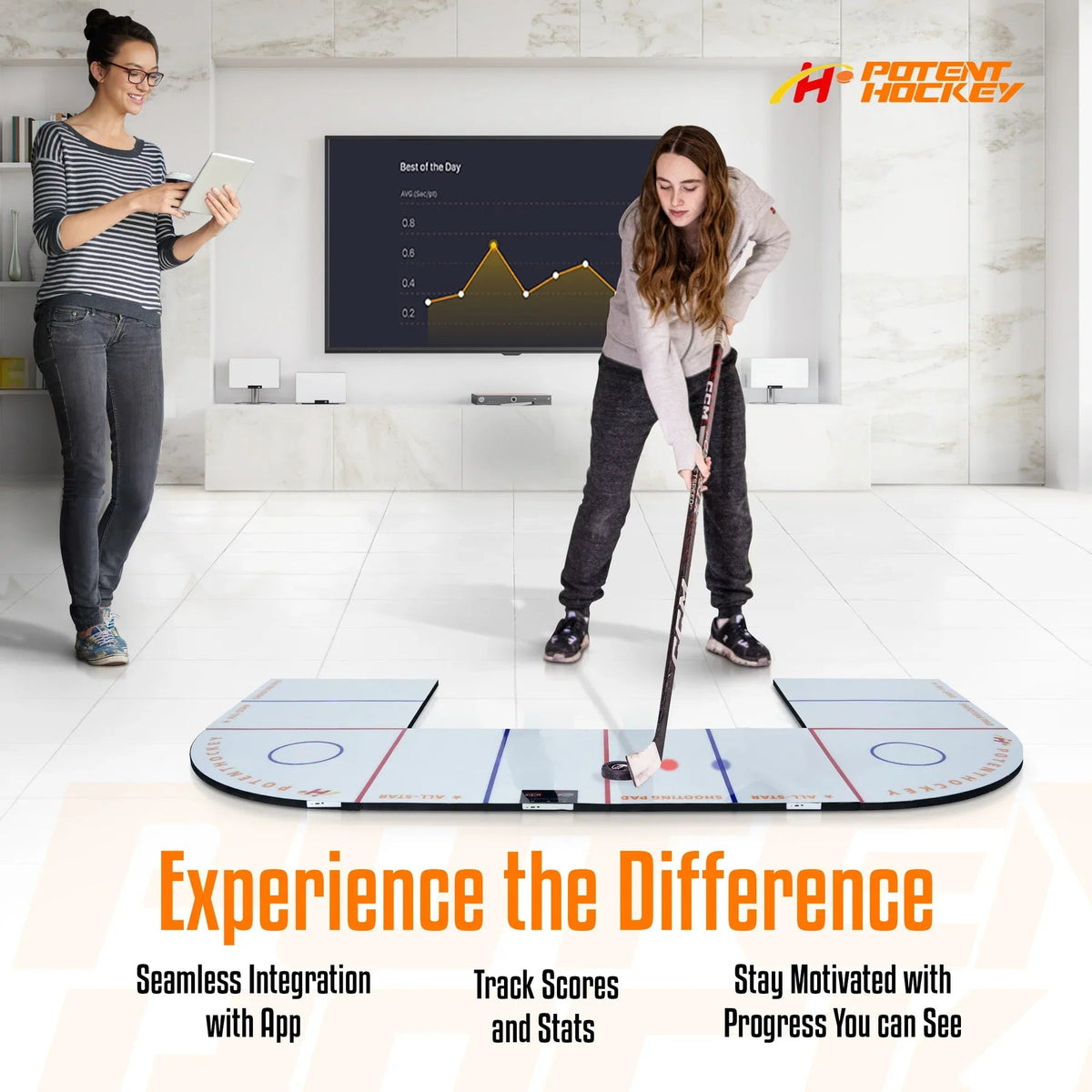Klubbteknik Digital 270 Ultimate Dangler – Interaktiv puckkontrollträning - TRÄNING & PERFORMANCE BUTIKEN