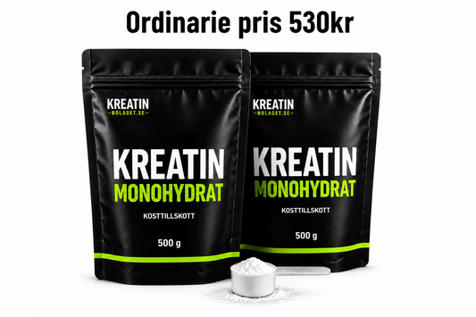 Kreatin Monohydrat 1 kg - TRÄNING & PERFORMANCE BUTIKEN