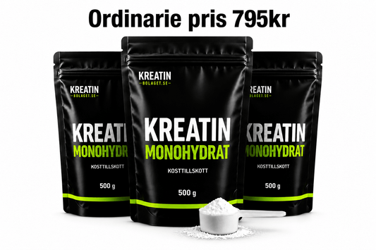 Kreatin Monohydrat 1,5 kg - TRÄNING & PERFORMANCE BUTIKEN