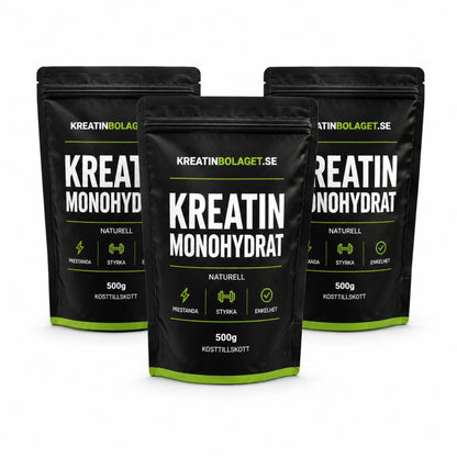 Kreatin Monohydrat 1,5 kg - TRÄNING & PERFORMANCE BUTIKEN