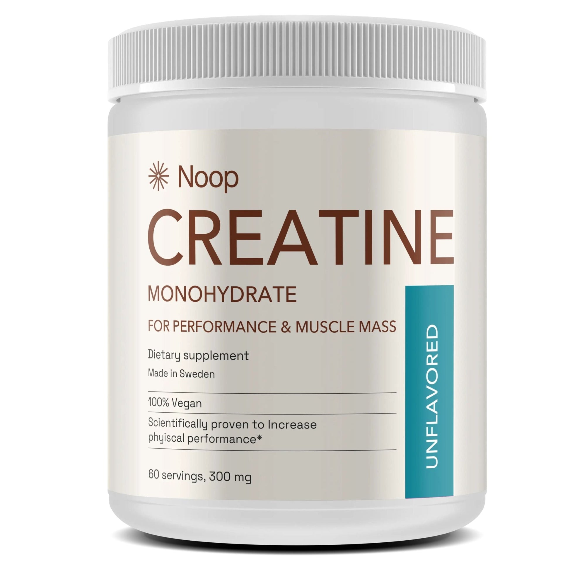 Kreatin Monohydrat 300g Noop - TRÄNING & PERFORMANCE BUTIKEN