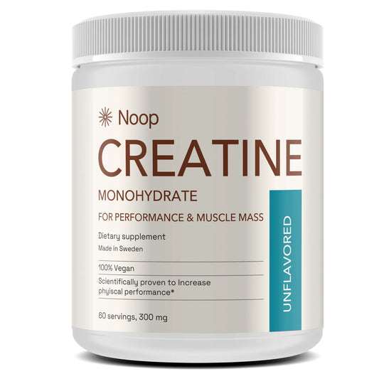 Kreatin Monohydrat 300g Noop - TRÄNING & PERFORMANCE BUTIKEN
