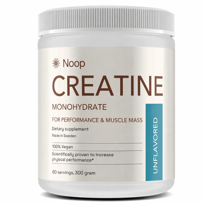 Kreatin Monohydrat 300g Noop - TRÄNING & PERFORMANCE BUTIKEN
