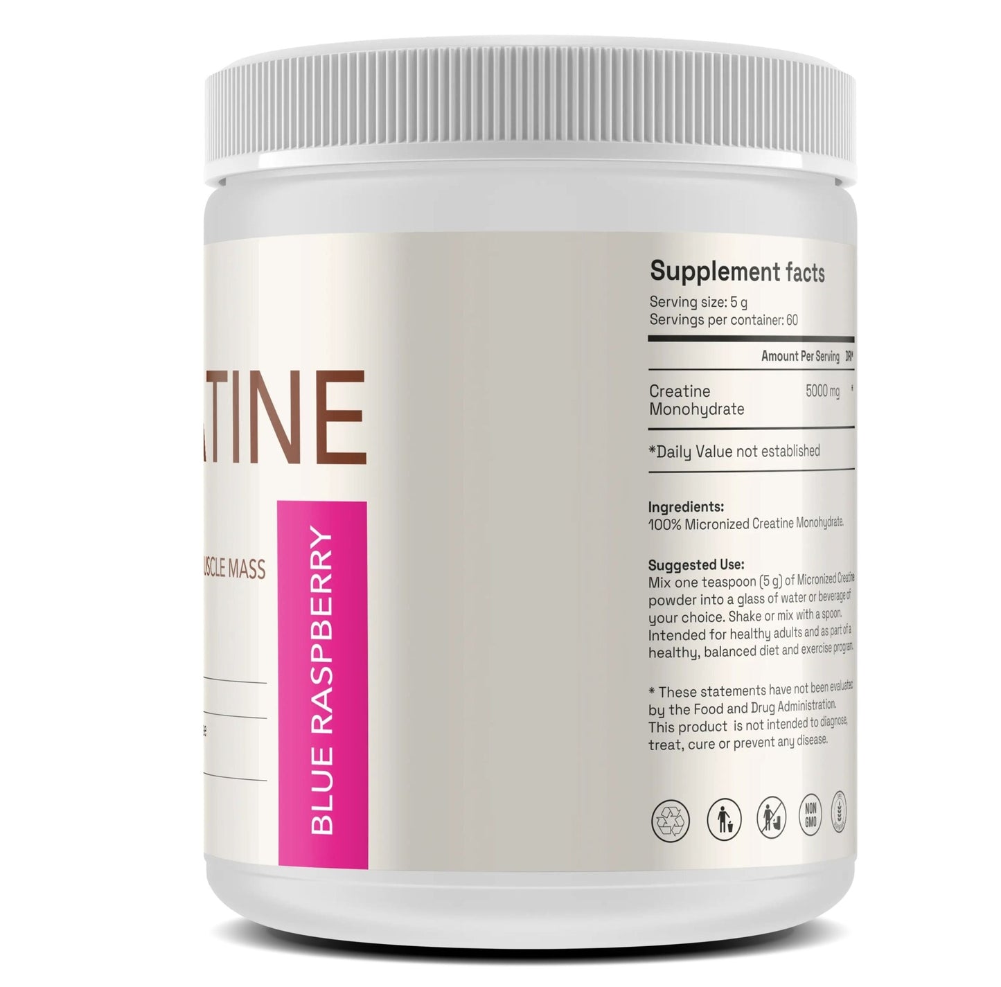 Kreatin Monohydrat 300g Noop - TRÄNING & PERFORMANCE BUTIKEN