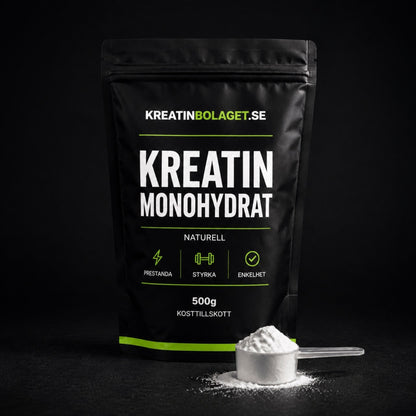 Kreatin Monohydrat 500 g - TRÄNING & PERFORMANCE BUTIKEN