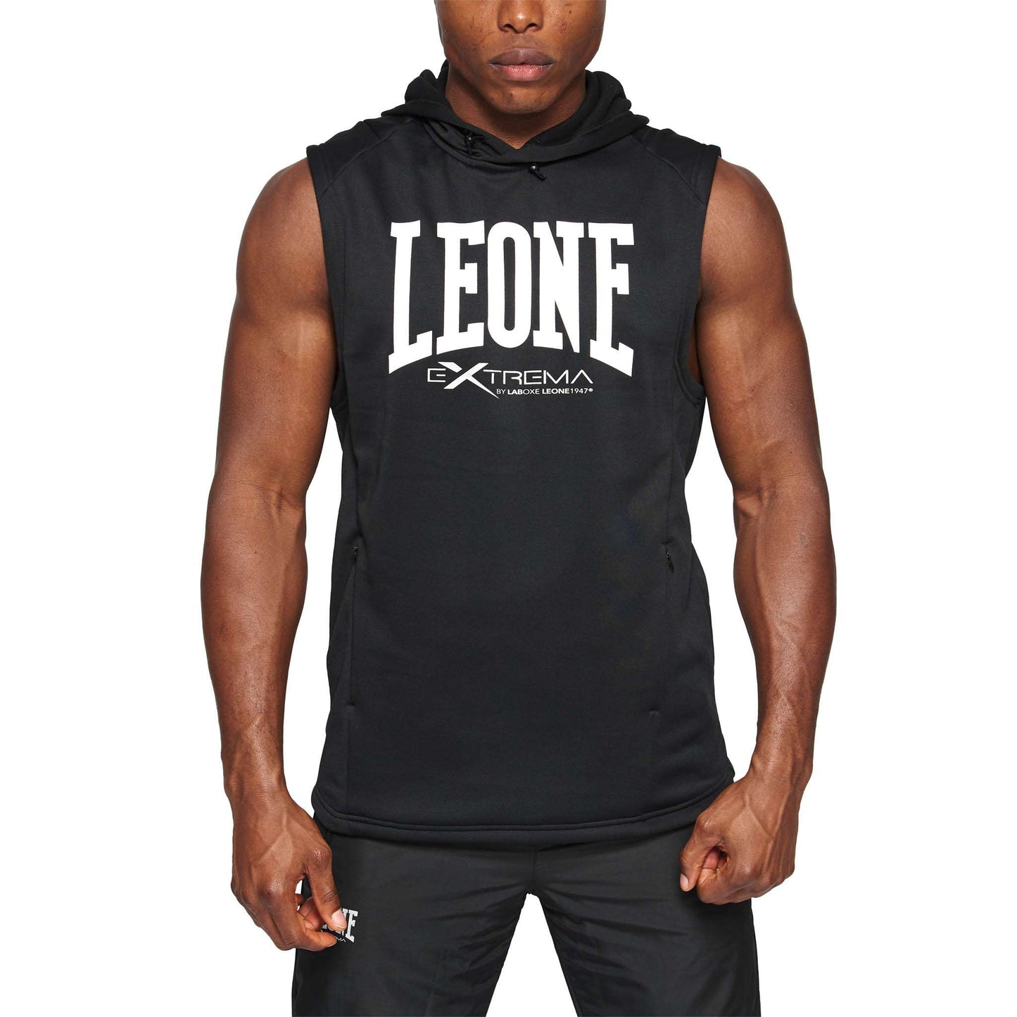 Leone 1947 Ärmlös Hoodie ABX110 - TRÄNING & PERFORMANCE BUTIKEN