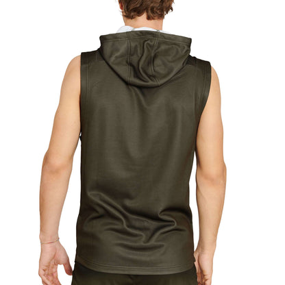 Leone 1947 Ärmlös Hoodie ABX110 - TRÄNING & PERFORMANCE BUTIKEN