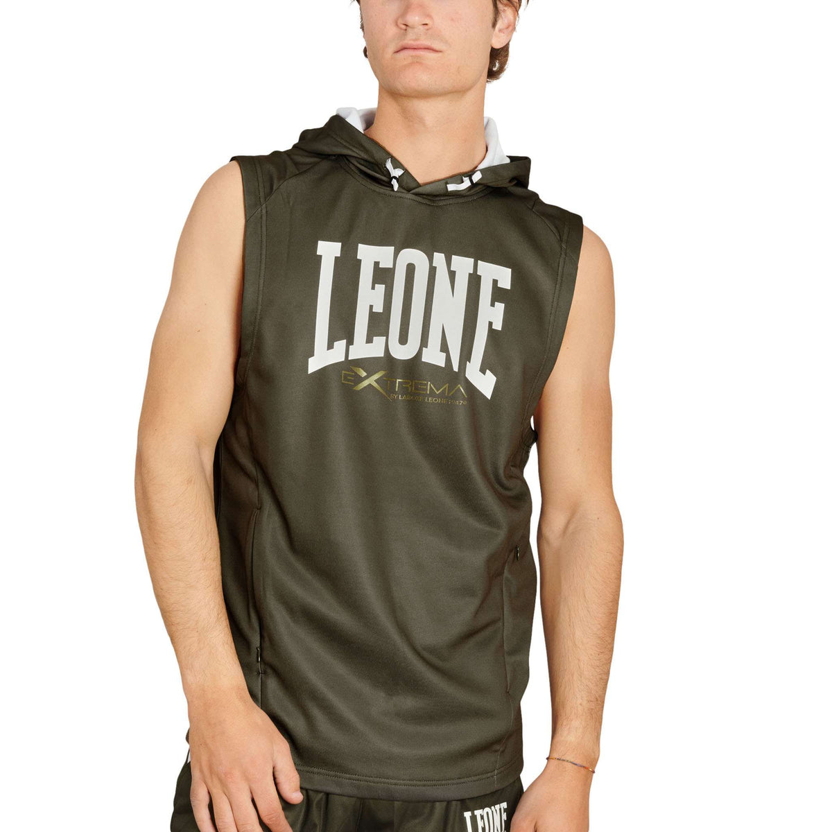 Leone 1947 Ärmlös Hoodie ABX110 - TRÄNING & PERFORMANCE BUTIKEN