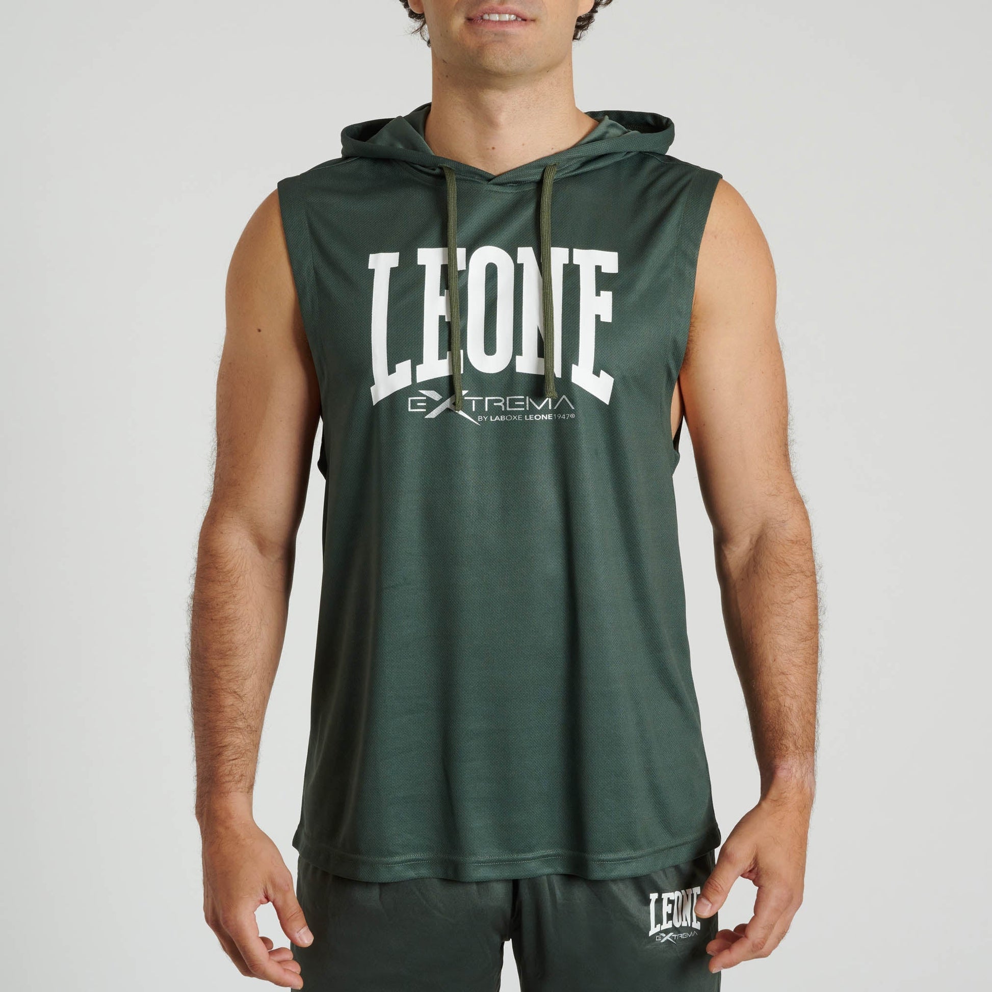 Leone 1947 Ärmlös Hoodie ABX120 - TRÄNING & PERFORMANCE BUTIKEN