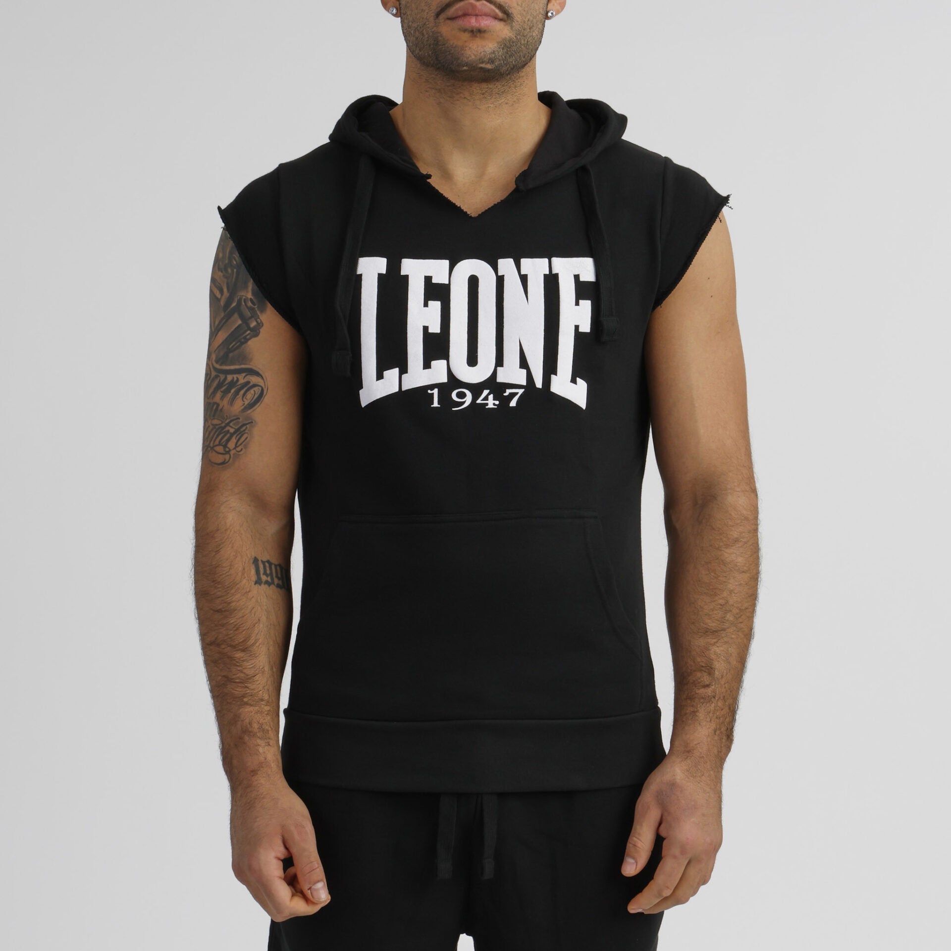 Leone 1947 Ärmlös Hoodie LSM202 - TRÄNING & PERFORMANCE BUTIKEN