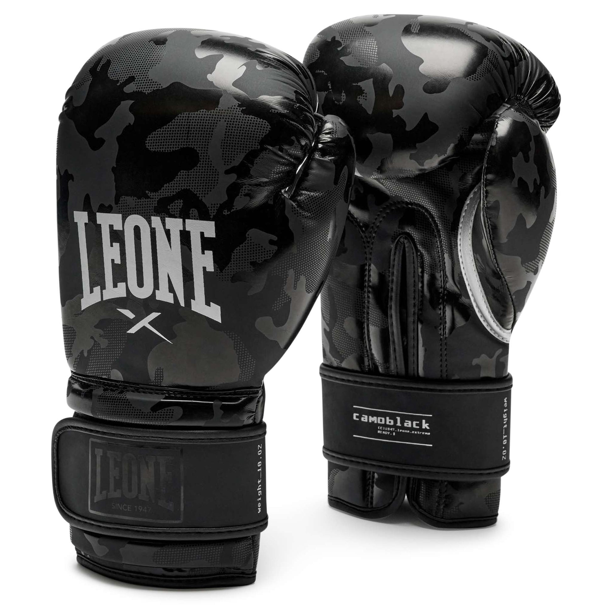 Leone 1947 Camoblack Boxningshandskar GN327 - TRÄNING & PERFORMANCE BUTIKEN