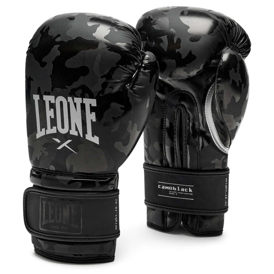Leone 1947 Camoblack Boxningshandskar GN327 - TRÄNING & PERFORMANCE BUTIKEN