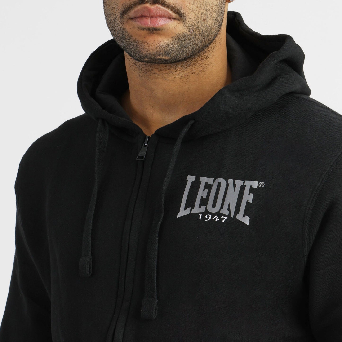 Leone 1947 Hoodie med Full Zip LSM100 - TRÄNING & PERFORMANCE BUTIKEN