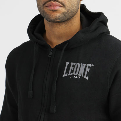 Leone 1947 Hoodie med Full Zip LSM100 - TRÄNING & PERFORMANCE BUTIKEN