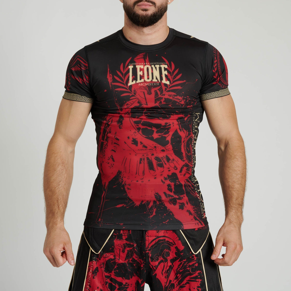 Leone 1947 Rashguard AB949 Kort Ärm - TRÄNING & PERFORMANCE BUTIKEN