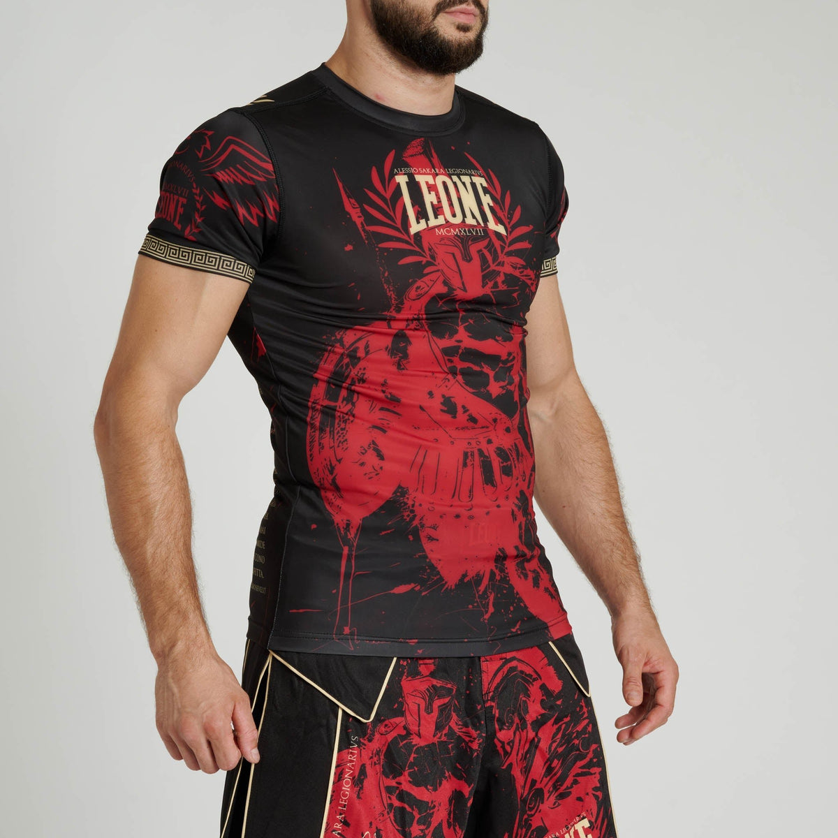 Leone 1947 Rashguard AB949 Kort Ärm - TRÄNING & PERFORMANCE BUTIKEN