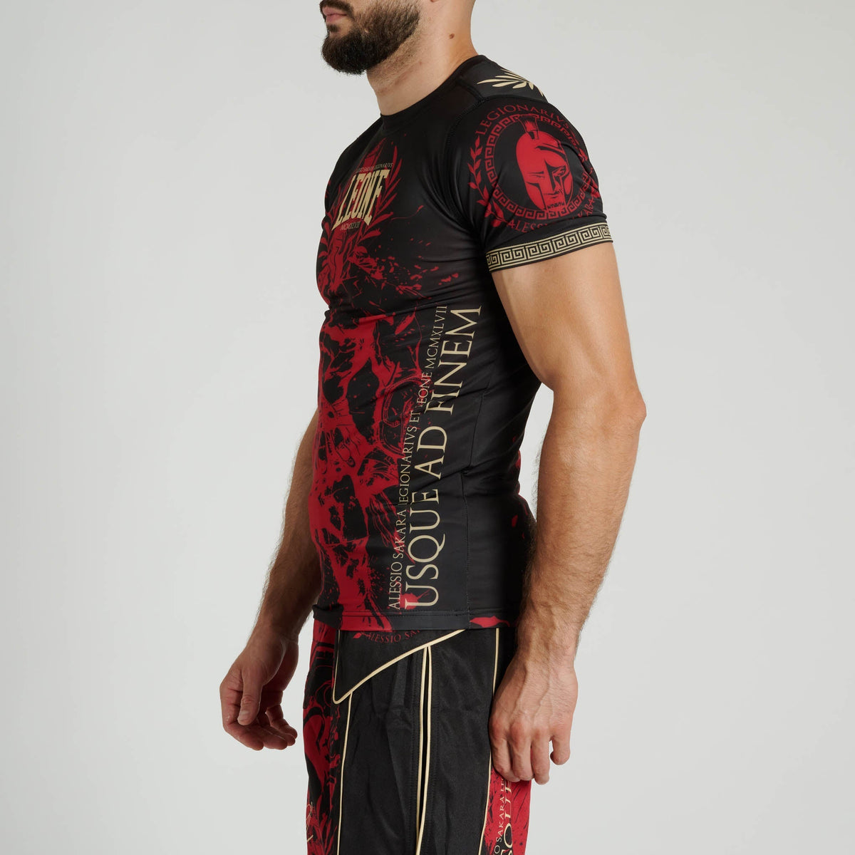 Leone 1947 Rashguard AB949 Kort Ärm - TRÄNING & PERFORMANCE BUTIKEN