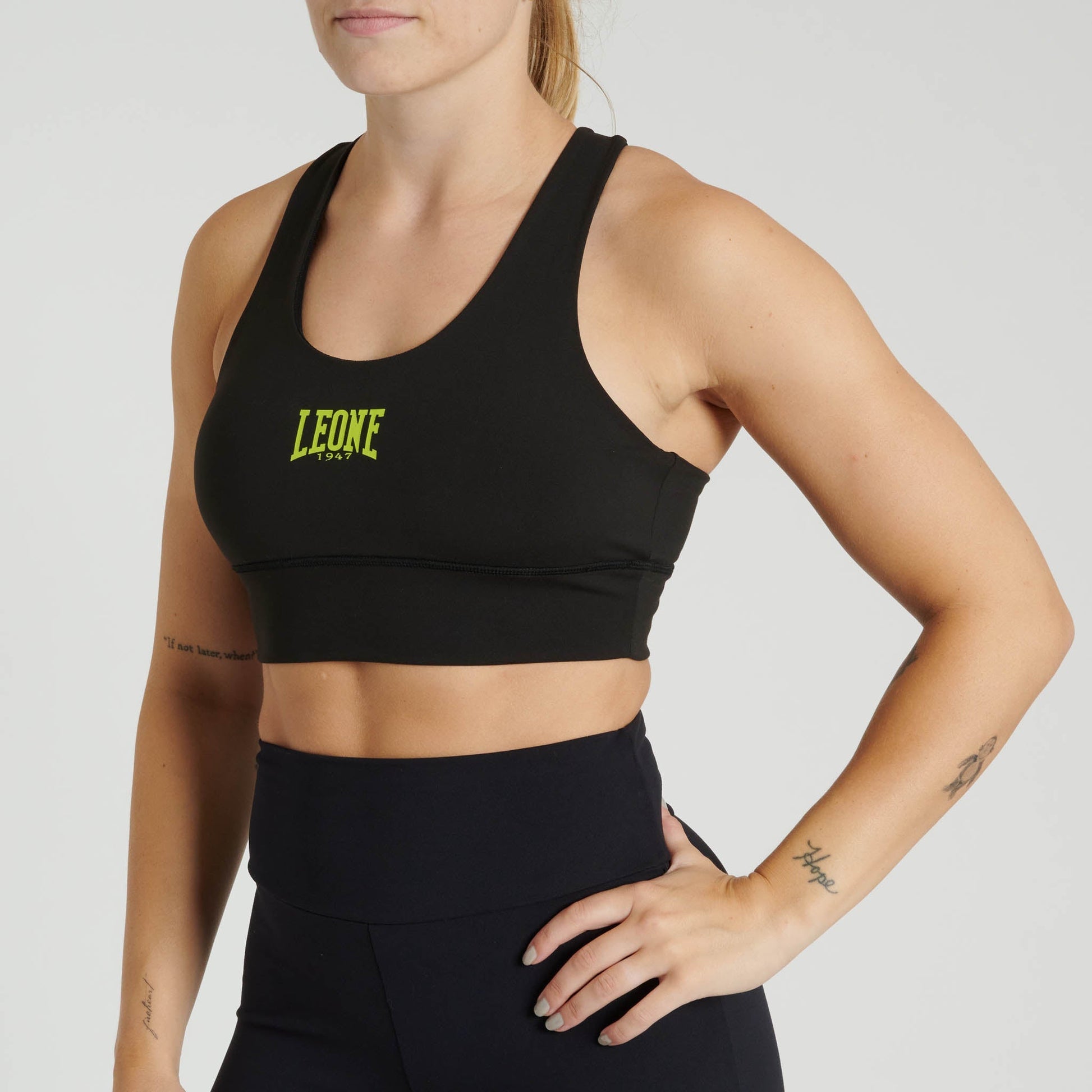 Leone 1947 Sport - Top för Dam med Logo WACS ABX135 - TRÄNING & PERFORMANCE BUTIKEN