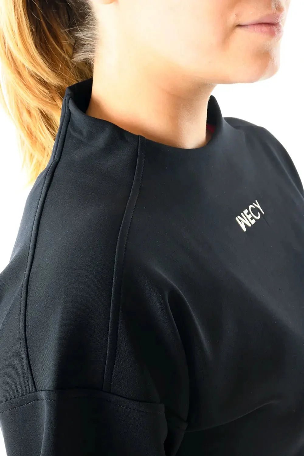Lux Noir Black Cropped Longsleeve - TRÄNING & PERFORMANCE BUTIKEN