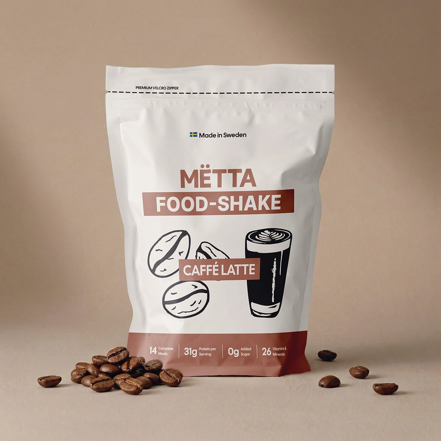 Måltidsersättare Café Latte 1,4kg - TRÄNING & PERFORMANCE BUTIKEN