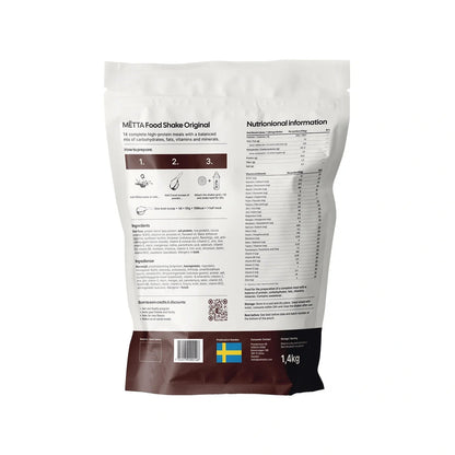 Måltidsersättare Raw Cacao 1,4kg - TRÄNING & PERFORMANCE BUTIKEN