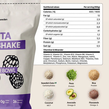 Måltidsersättare Smoothiebowl 1,4kg - TRÄNING & PERFORMANCE BUTIKEN