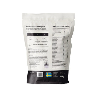 Måltidsersättare Unsweetened Oats 1,4kg - TRÄNING & PERFORMANCE BUTIKEN