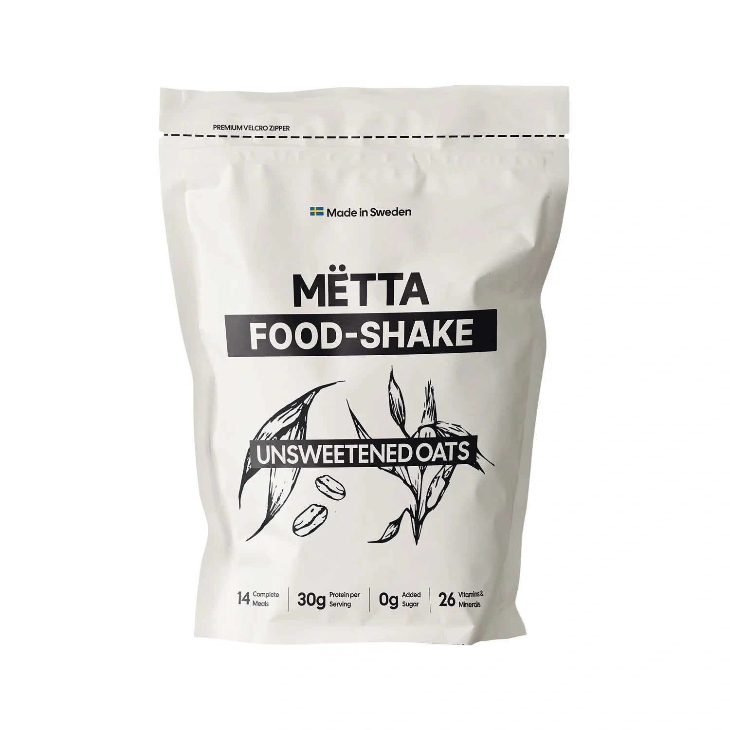 Måltidsersättare Unsweetened Oats 1,4kg - TRÄNING & PERFORMANCE BUTIKEN