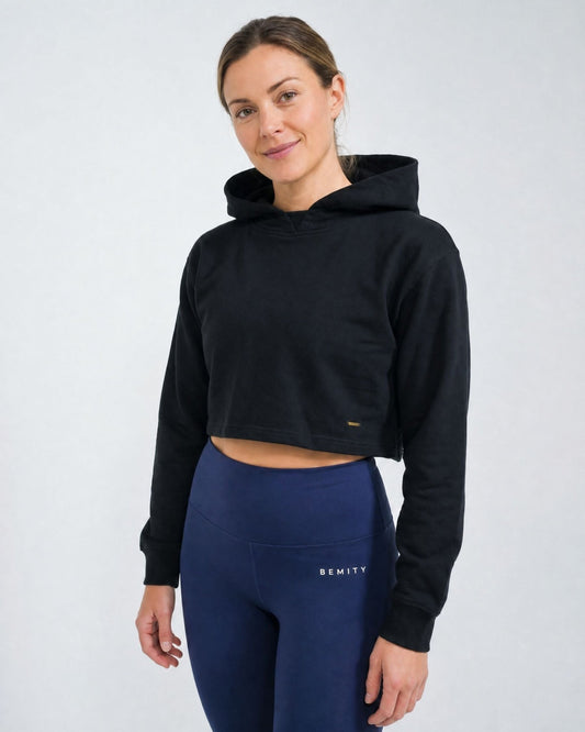 MISS ON Crop Hoodie - TRÄNING & PERFORMANCE BUTIKEN