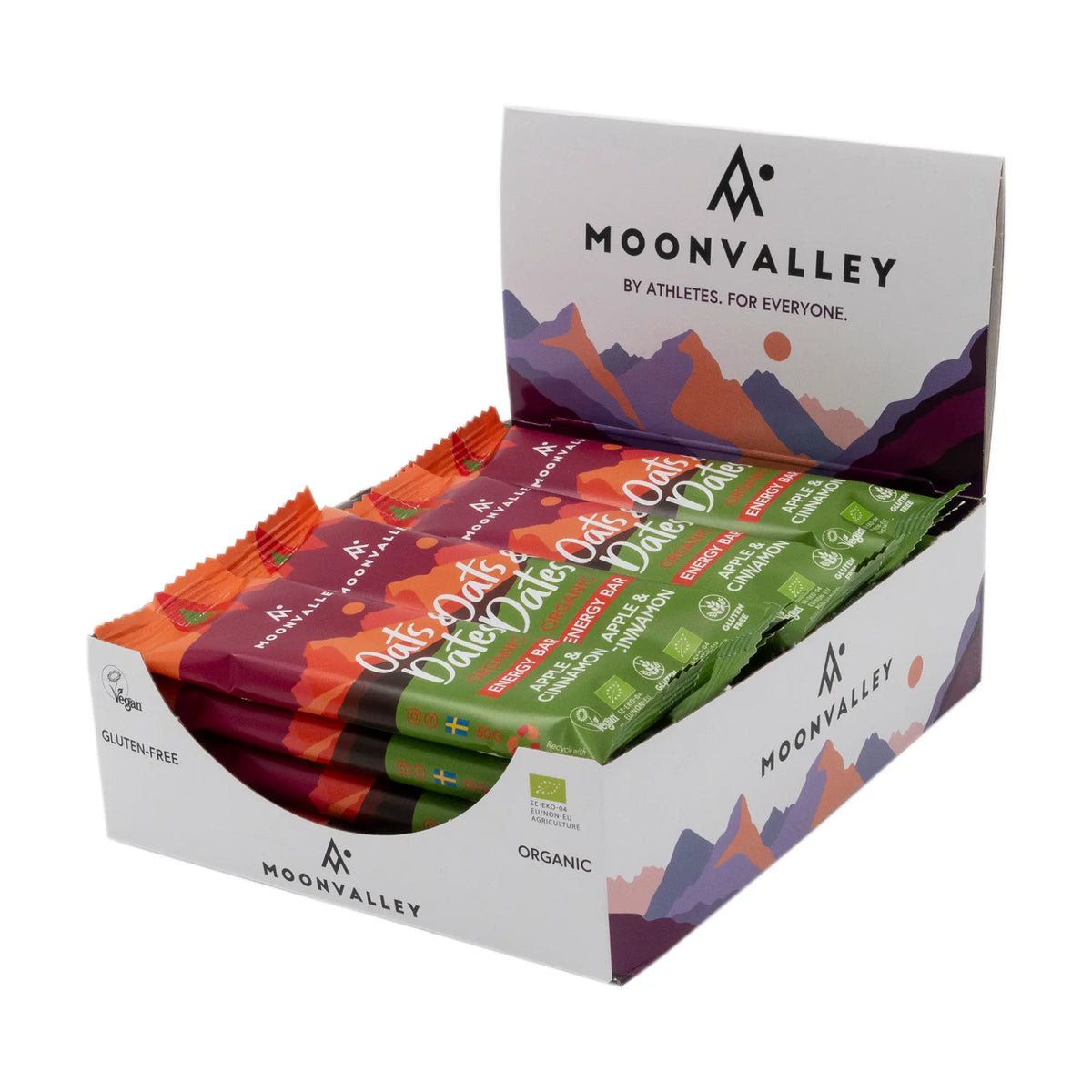 Ekologiska Energibars Oats & Dates Äpple & Kanel 12-pack
