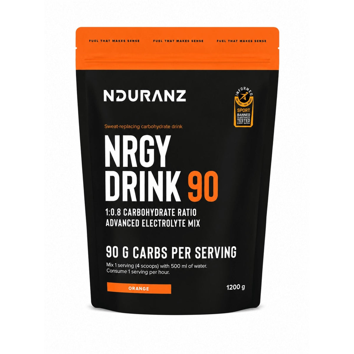 Nduranz Nrgy Drink 90 - 1200g - TRÄNING & PERFORMANCE BUTIKEN