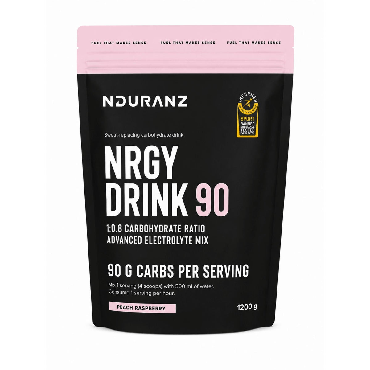 Nduranz Nrgy Drink 90 - 1200g - TRÄNING & PERFORMANCE BUTIKEN