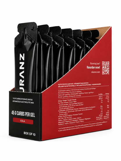 Nduranz Nrgy Gel 45, 10-pack - TRÄNING & PERFORMANCE BUTIKEN