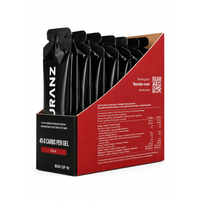 Nduranz Nrgy Gel 45, 10-pack - TRÄNING & PERFORMANCE BUTIKEN