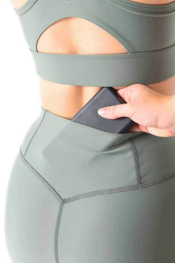 Nimbus High Waist Shorts - Minty Lt Green - TRÄNING & PERFORMANCE BUTIKEN
