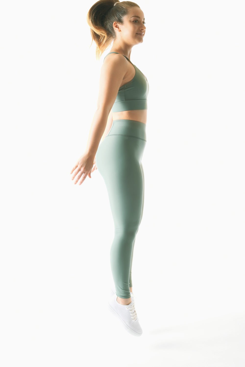 Nimbus High Waist Tights - Minty Lt Green - TRÄNING & PERFORMANCE BUTIKEN