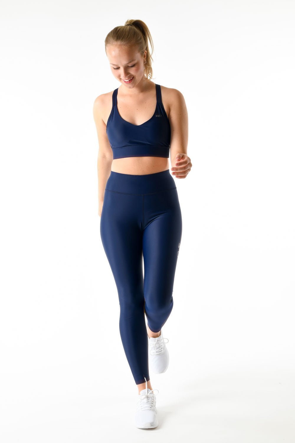 Nimbus High Waist Tights - Ocean Breeze Navy - TRÄNING & PERFORMANCE BUTIKEN