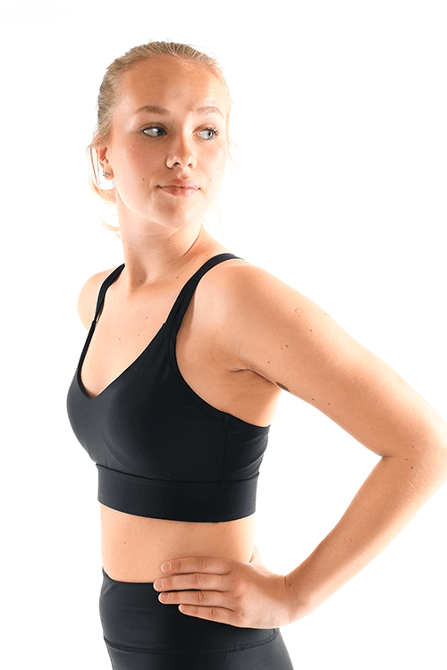 Nimbus Light Support Bra - Noir Black - TRÄNING & PERFORMANCE BUTIKEN