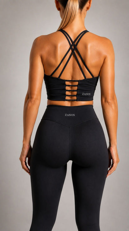 NOIR Cross Top Black - TRÄNING & PERFORMANCE BUTIKEN