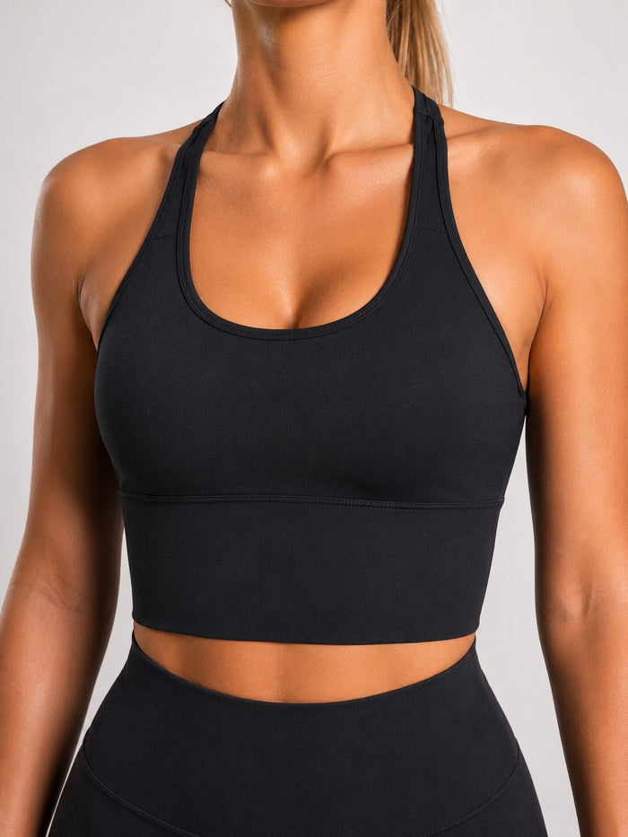 NOIR Cross Top Black