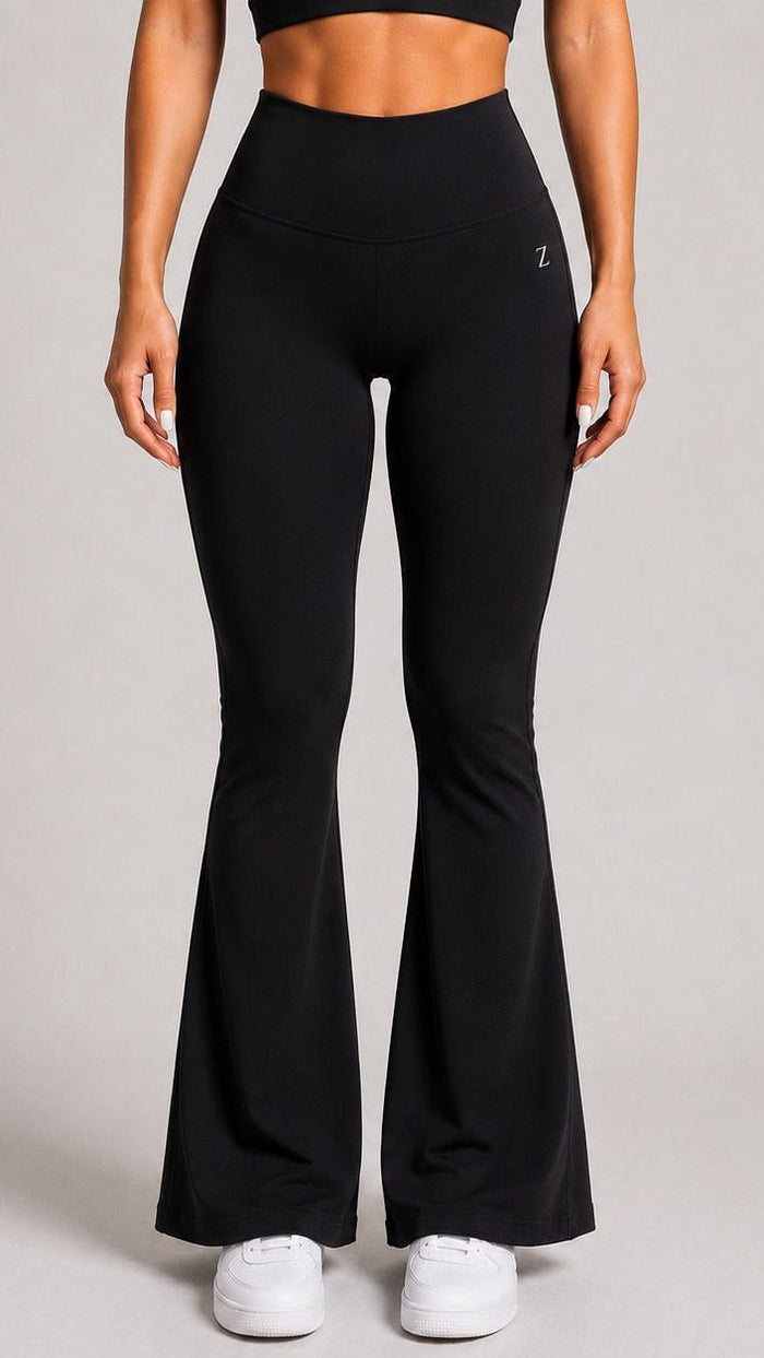 NOIR Flare Pants Black