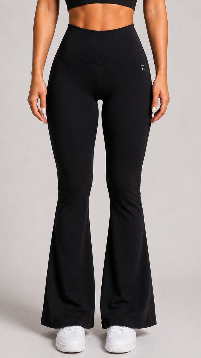 NOIR Flare Pants Black - TRÄNING & PERFORMANCE BUTIKEN