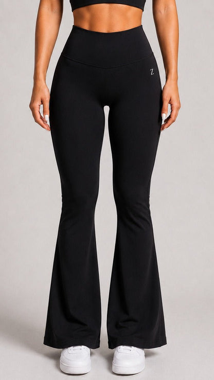 NOIR Flare Pants Black - TRÄNING & PERFORMANCE BUTIKEN