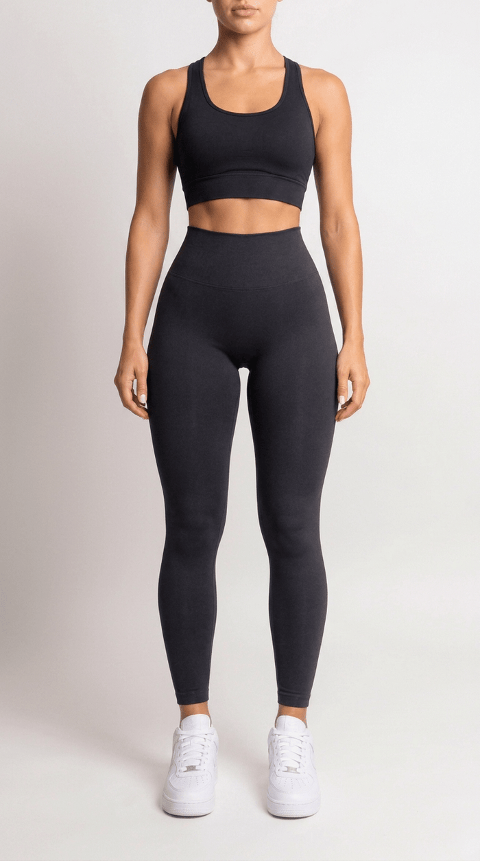 NOIR Scrunch Leggings Black
