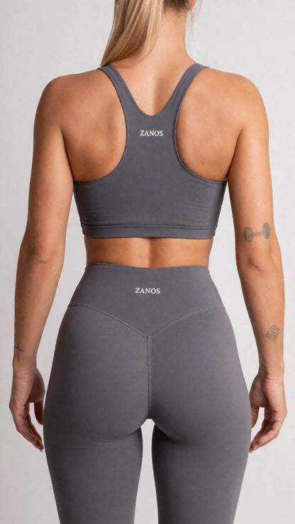 NOIR Sculpt Bra Grey - TRÄNING & PERFORMANCE BUTIKEN