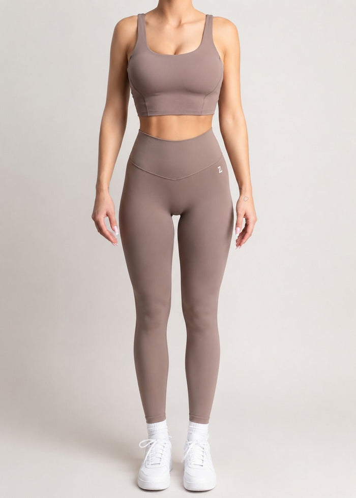 NOIR Sport Top Brown