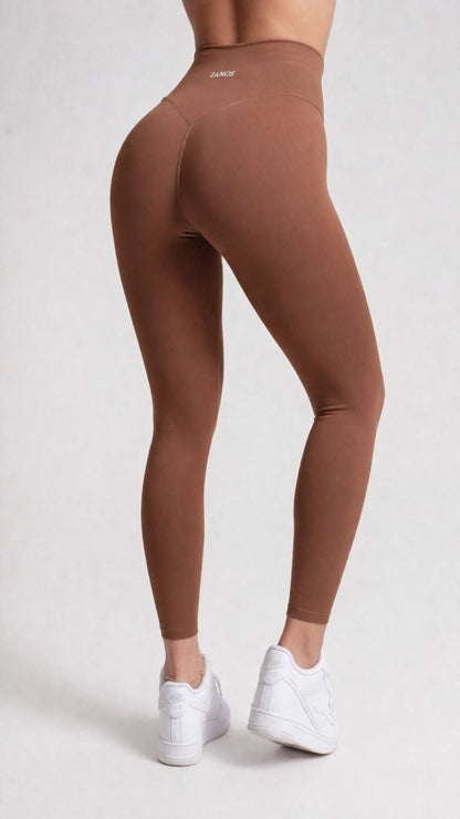 NOIR Vcross Performance Leggings Amber Brown - TRÄNING & PERFORMANCE BUTIKEN