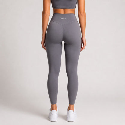 NOIR Yoga Leggings Grey - TRÄNING & PERFORMANCE BUTIKEN