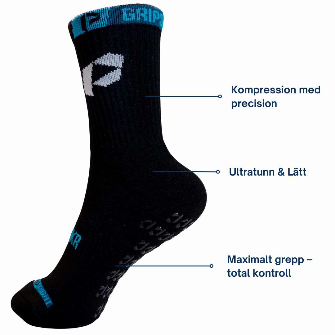 Playmkr Grip Socks Svart - TRÄNING & PERFORMANCE BUTIKEN